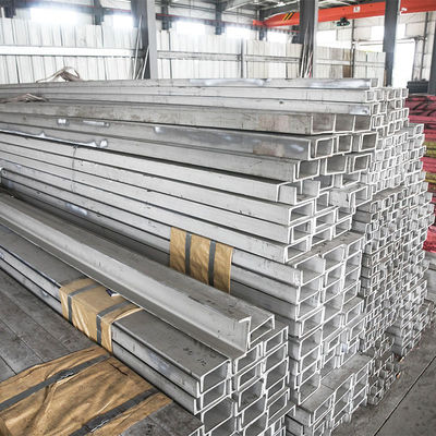 304 স্টেইনলেস স্টীল ইউ চ্যানেলের আকার সরাসরি 6 মিমি হট রোলড