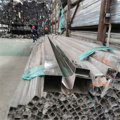 স্কয়ার 10x10mm 304 316 পালিশ স্টেইনলেস স্টীল পাইপ 19 ফুট দৈর্ঘ্য