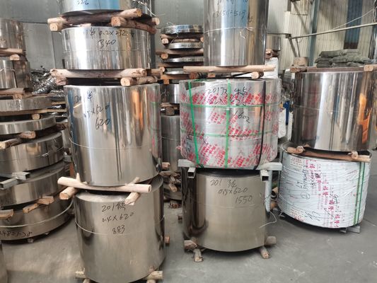 Astm কোল্ড রোলড 3mm স্টেইনলেস স্টীল কয়েল স্ট্রিপ 2B সারফেস